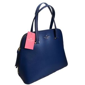 Kay Spade New York River Blue Detachable Crossbody Purse NWT Pebble Leather